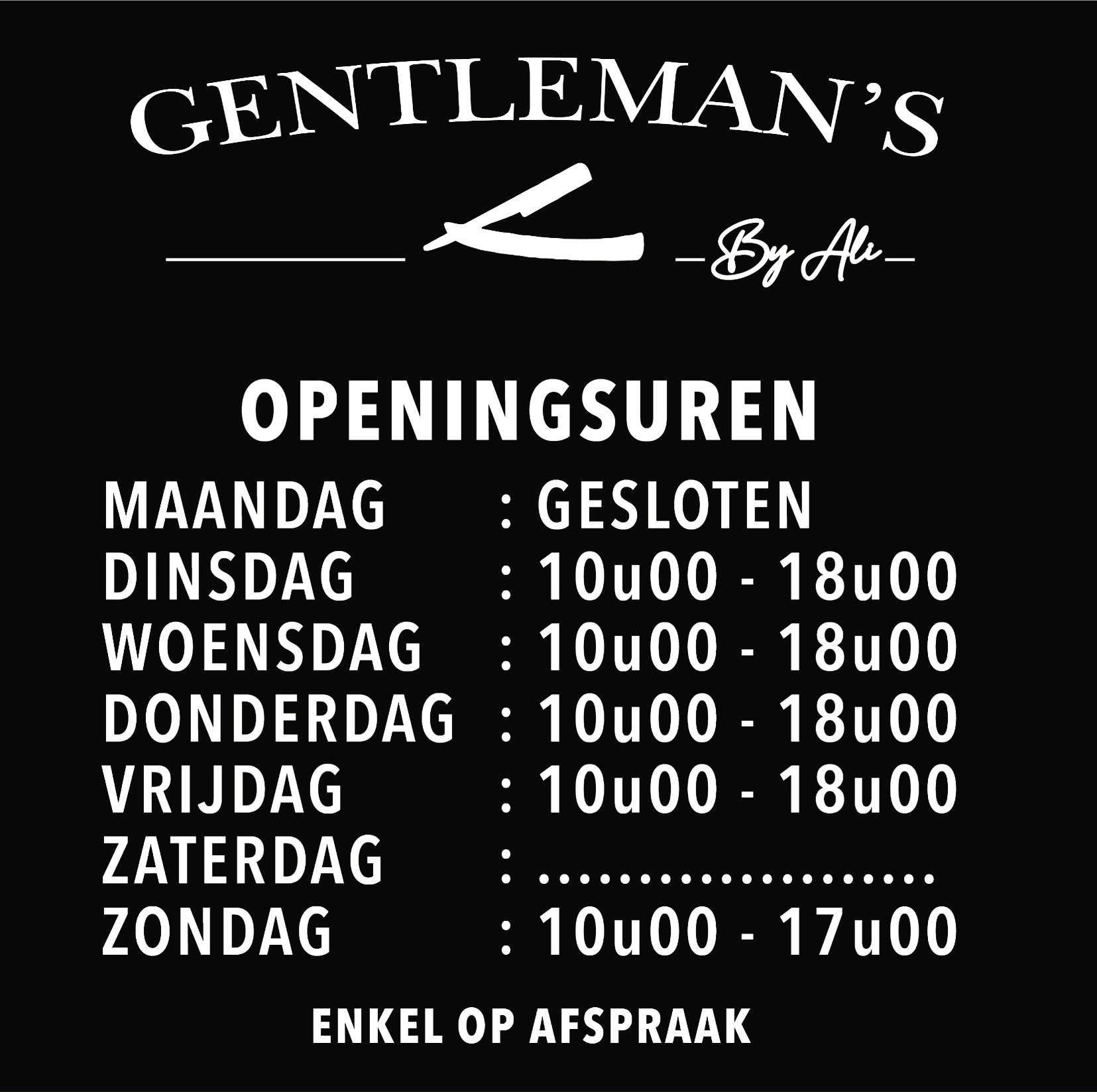 Gentleman's by Ali