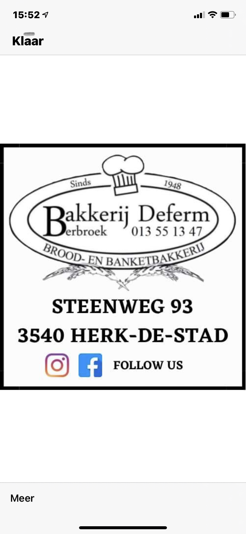 Bakkerij Deferm BV