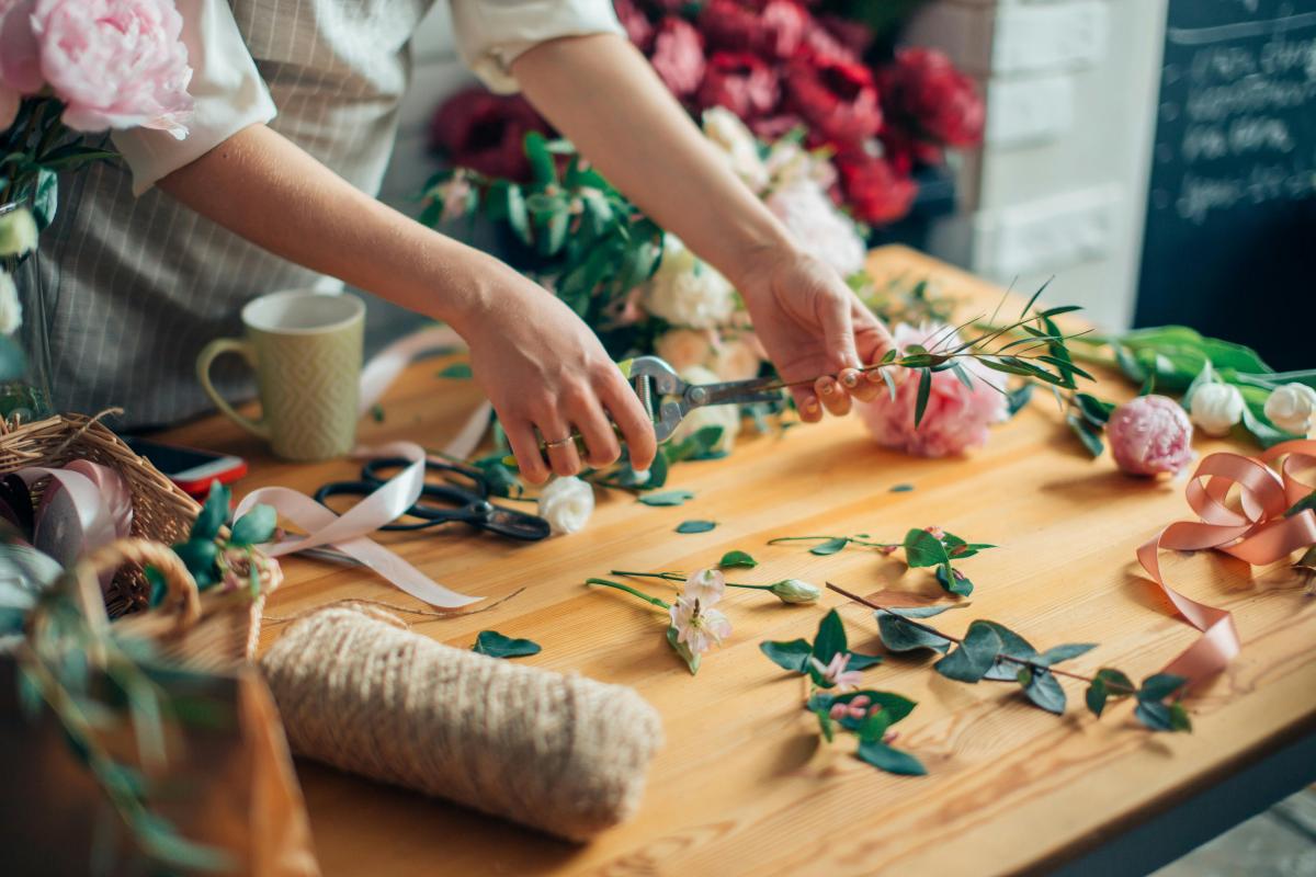 Bloemschikken © shutterstock Bloemschikken © shutterstock