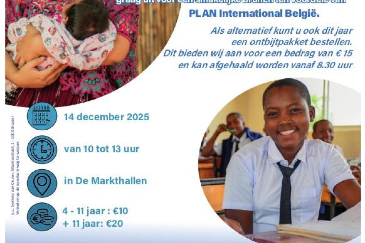 Plan International bruncht in Herk-de-Stad © Plan International België