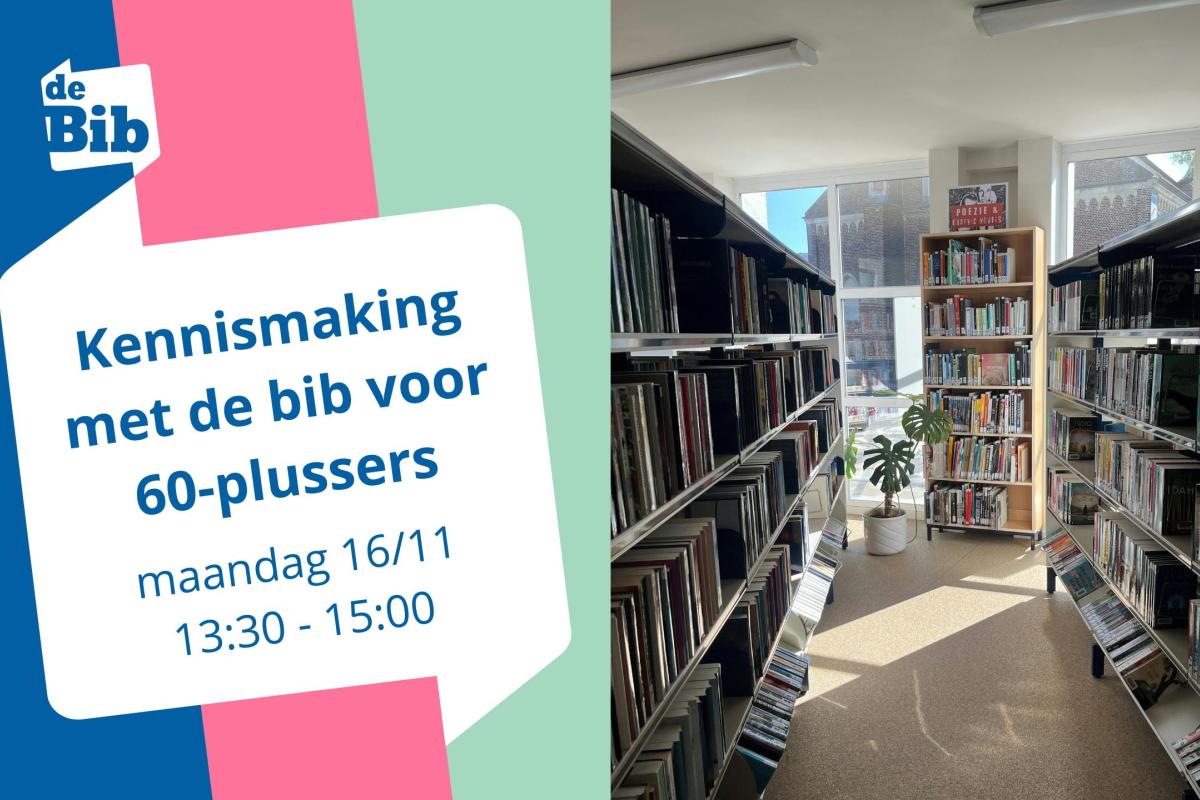 Kennismaking met de bib voor 60-plussers © Bib Herk-de-Stad