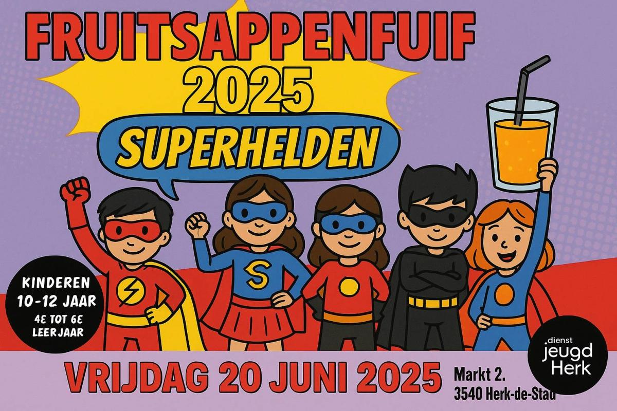 Fruitsappenfuif © Dienst jeugd