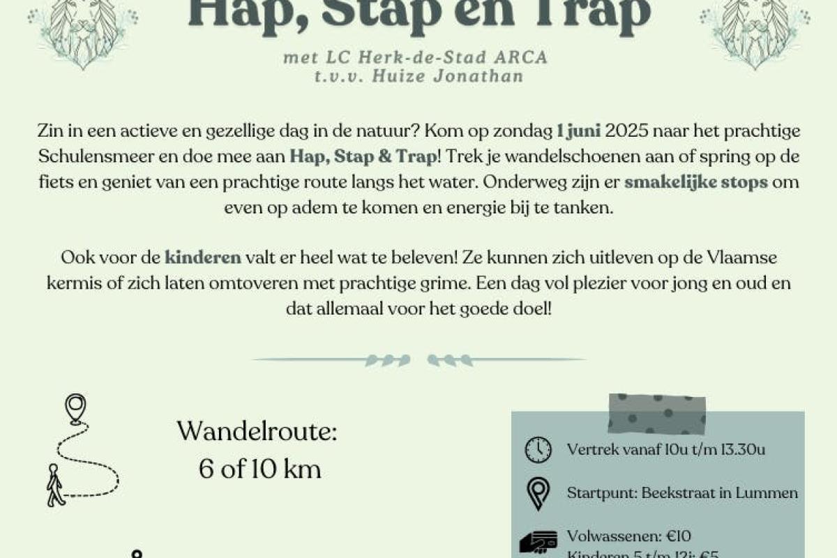 Hap, Stap en Trap met LC Herk-de-Stad: ARCA © LC Herk-de-Stad: ARCA