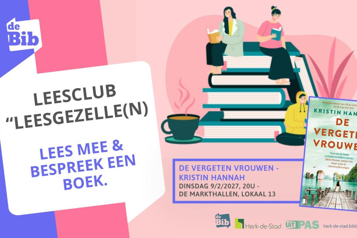 Leesclub Leesgezelle(n) leest De vergeten vrouwen © Bib Herk-de-Stad