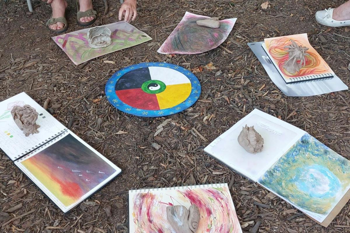 Jaartraject Creatief Verstillen & Kunstzinnig reflecteren  (ZA) © Eliane Kunnen