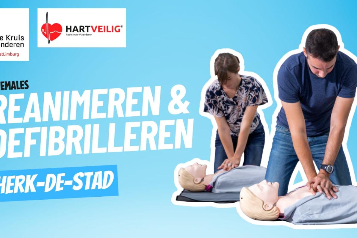 Leer reanimeren en defibrilleren - gratis opleiding © Rode Kruis-Vlaanderen