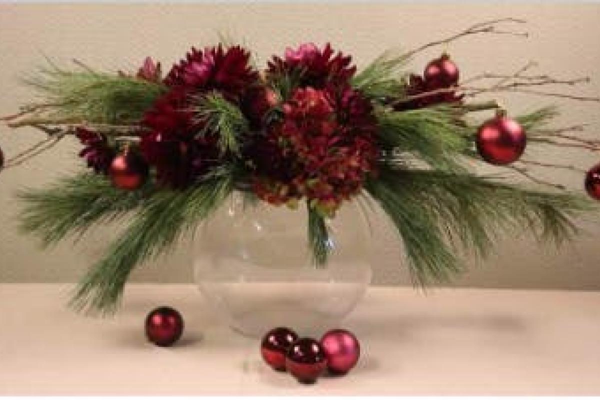 Bloemschikken voor Kerst © Gezinsbond VZW