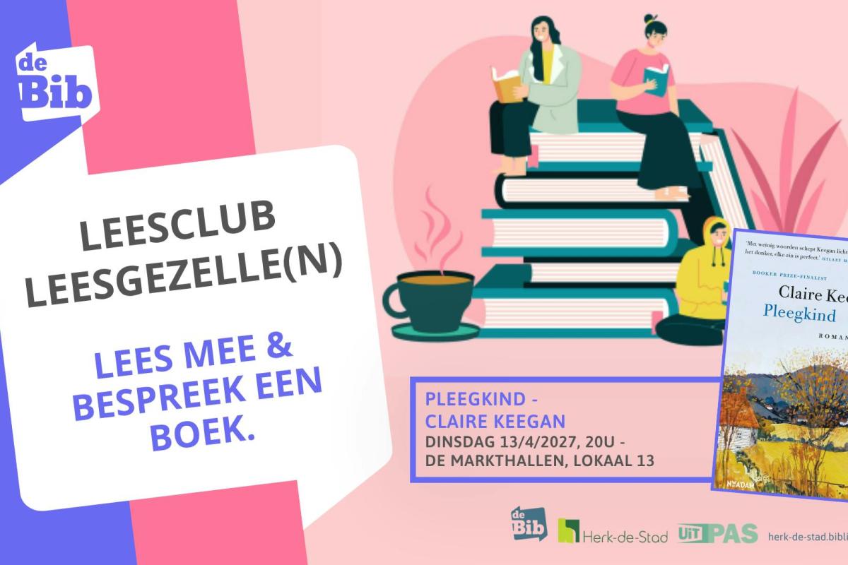 Leesclub Leesgezelle(n) leest Pleegkind © Bib Herk-de-Stad