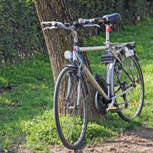 achtergelaten fiets